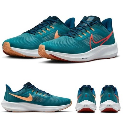 Nike Men's AIR ZOOM PEGASUS 39 Bright Spruce -Valerian Blue Shoes Size 10.5 NIB