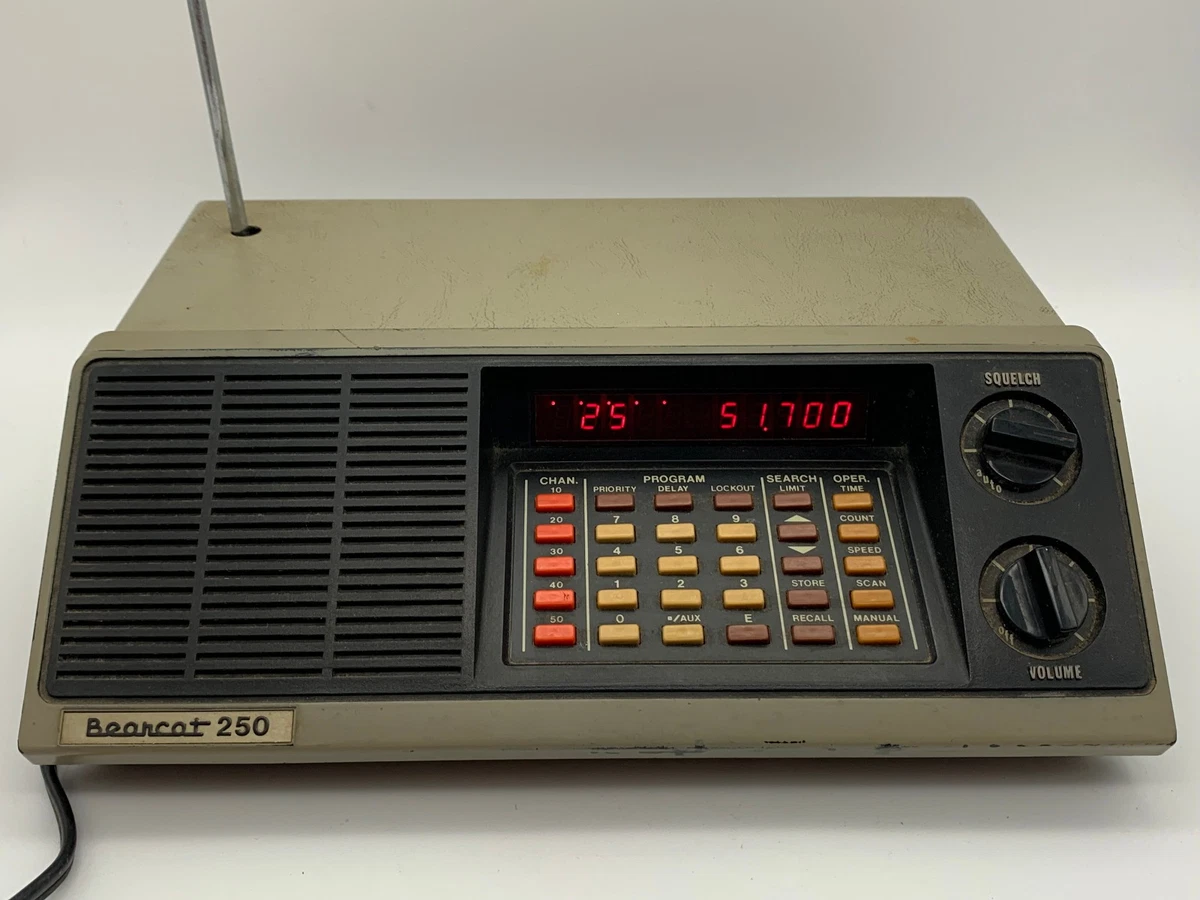 Récepteur Vintage Electra Bearcat BC11-2 – Scanner Radio US, Fonctionnel