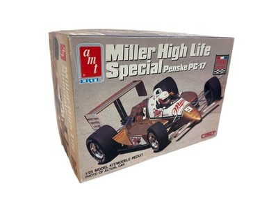 AMT ERTL Miller High Life Special Penske PC-17 1:25 Scale Model Kit 6881