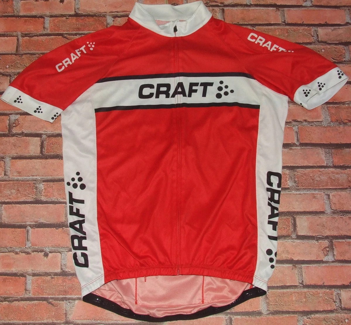 Maillot Vintage CRAFT Cyclisme MTB/Gravel – Homme, Taille XL, Manches Courtes Multicolore