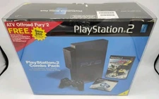 Sony PlayStation 2 SCPH-50001/N Box + Foam Blocks + Inserts w/ Case Protector!