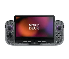 Crkd Nitro DeckPlus  Clear White With Hdmi Adaptor - Brand New - Nintendo Switch