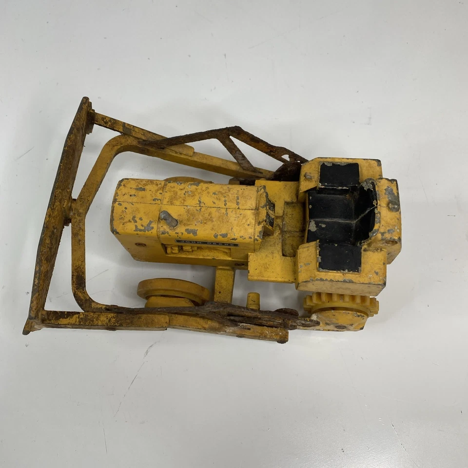 Juguete Ertl John Deere 450 Topadora Construcción sobre orugas Vibtage años 60/70 LEER VER FOTOS Foto 2 de 4