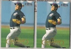 TIM SALMON (2) 1998 Fleer Tradition #15.  ANGELS