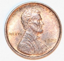 1909-P Lincoln Wheat Cent - Brilliant Uncirculated - Red Brown - 8399D