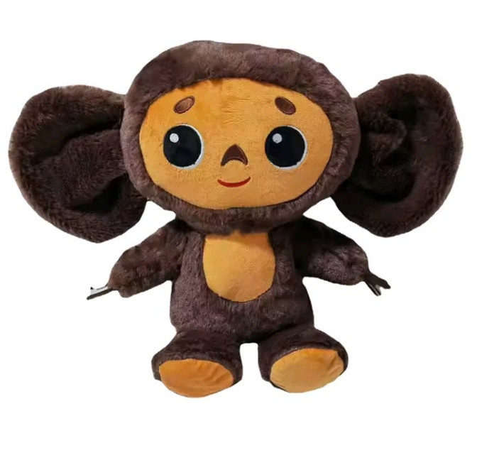 6" Cheburashka Doll Russian Cartoon Plush Toy Stuffed Чебурашка Мягкая Игрушка