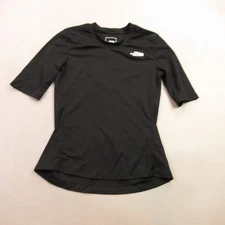 North Face Shirt Womens Small Short Sleeve Crew Neck Pullover Black Lightweight