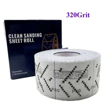 2 Roll 70mm×12m Ceramic Automotive Sanding Roll Clean Sheet for Woodworking P320