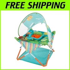 Compact Baby Jumper with Removable Canopy - Perfect for Active Infants 6-12 Mo.