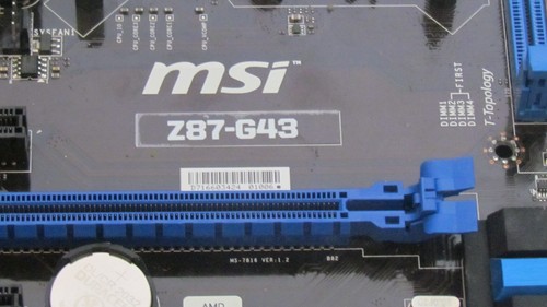 MSI Motherboard and processor i7-4770K listed as for parts - Afbeelding 3 van 3