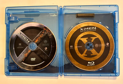 X-Men: Apocalypse (Blu-ray/DVD, 2016, 2-Disc Set) w/slipcover