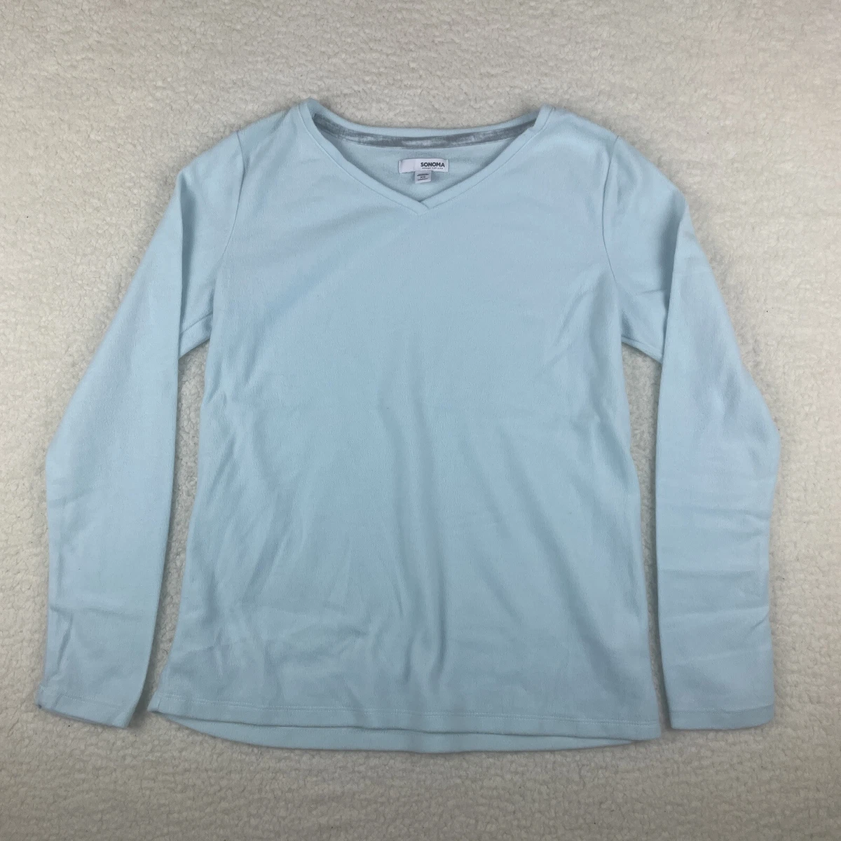 Women s Sonoma Goods For Life Intimates XS Blue Long Sleeve