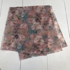 Mannat Clothing Pink Deep White Floral Frock Standard/Dupata