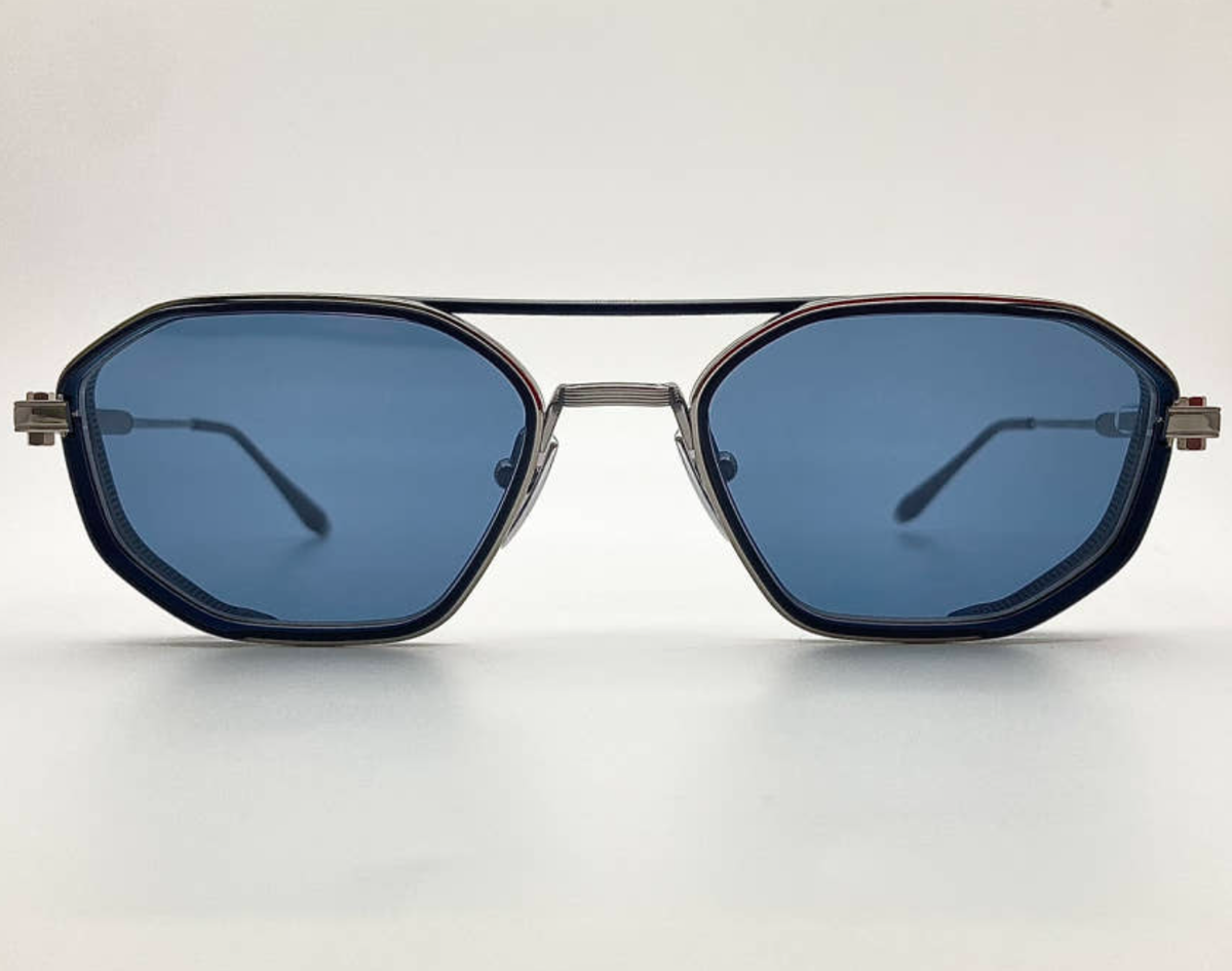 AKONI Eris Two PLD NVY 51mm | Blue Polygon Aviator