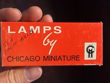 Box of 3 NOS Vintage PR5 Light Bulbs Chicago Miniature NIB Lamps
