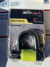 Kryptonite - 999454 - Kryptolok Series 2 Disc Lock, Black/Yellow