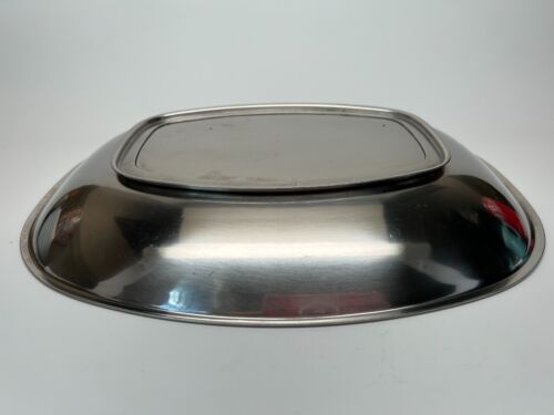 Vintage GENSE 18/8 acciaio inox SHLOW SERVIZIO CIOTOLA / PIATTO / PIATTO MCM Svezia - Foto 3 di 6