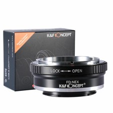 K F Concept Adapter for Canon FD FL Lens to Sony E Camera NEX a6000 a7R3 A72 a7c