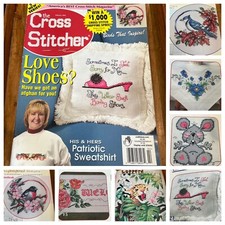 16 Cross Stitch Projects Flowers, Birds The Cross Stitcher Magazine Feb 2002