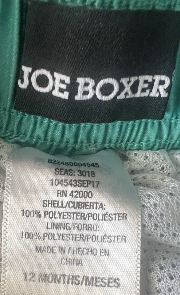 Joe Boxer Boy's Blue Sharks Swim Shorts Bathing Suit Size 12M - Image 3 of 4