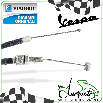 Cavo Acceleratore Originale Piaggio Per Ape 50 - Trasmissione Da Sdoppiatore A Carburatore - Foto 4