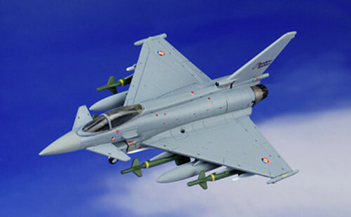 HOGAN Eurofighter TYPHOON en 4 Naciones colores 1/200 modelo de avión diecast - Imagen 1 de 1