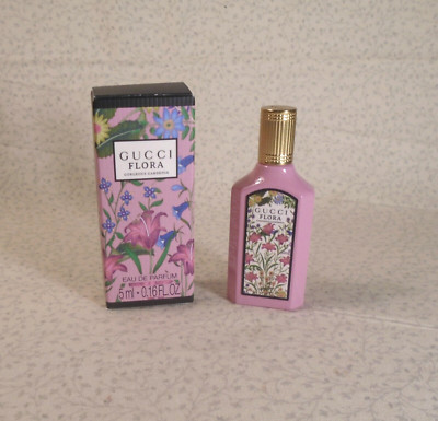 Gucci Flora GORGEOUS GARDENIA Eau de Parfum Mini Splash - 0.16 oz. -Boxed