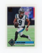 BRYCE YOUNG 2023 Panini Clearly Donruss RED 1993 Retro Prizm Rc #45/100 Panthers
