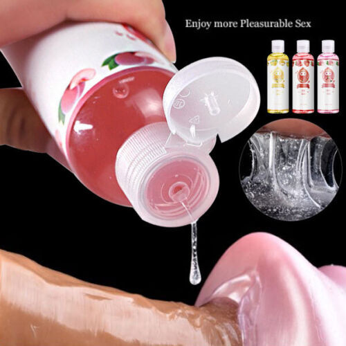 Edible Fruit Flavor Lubricant Gel-Lube Edible-Oral Sex Sexual-Massage Oil Adult - Picture 1 of 12