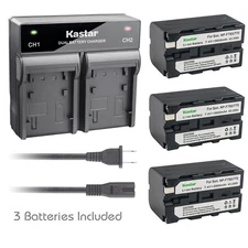 Kastar Battery AC Quick Charger for NP-F570 CN-126 CN-160 CN-216 LED Video Light