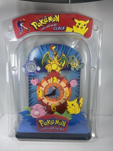 Pokemon Clock Retro 1999 Brand New - Picture 1 of 12