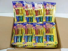 BAZIC 3421-24 4 Color 18ml Glitter Poster Paint w/ Brush (Case of 24)