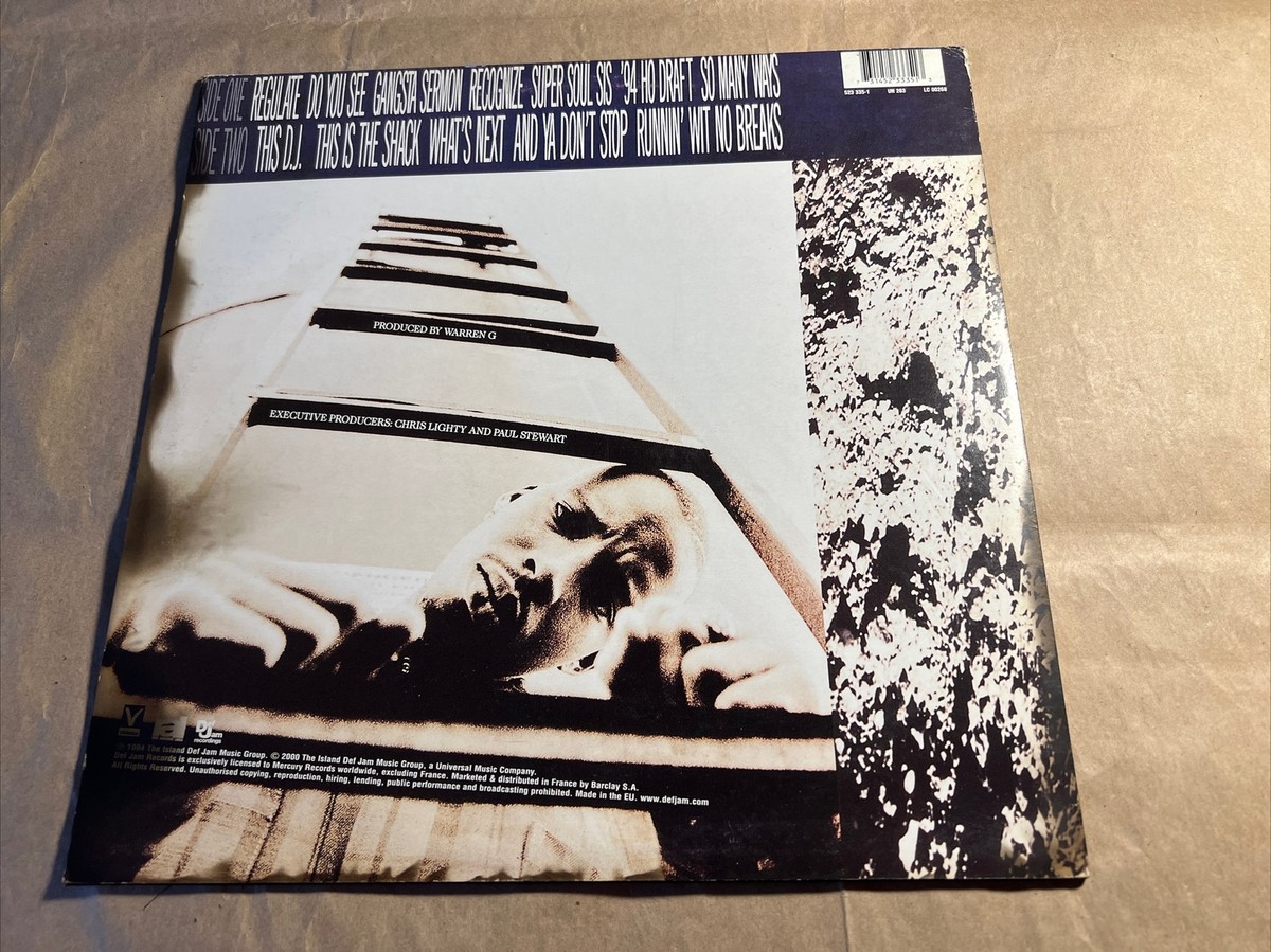洋楽 Warren G Regulate... G Funk Era LP Warren G - Regulate G Funk Era Vinyl Def Jam Recordings