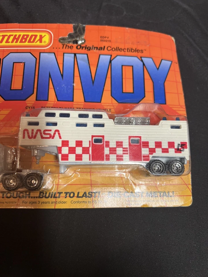 Vintage Matchbox CY-15 CONVOY NASA TRACKING PETERBUILT TRUCK 1983 - Image 3 of 4
