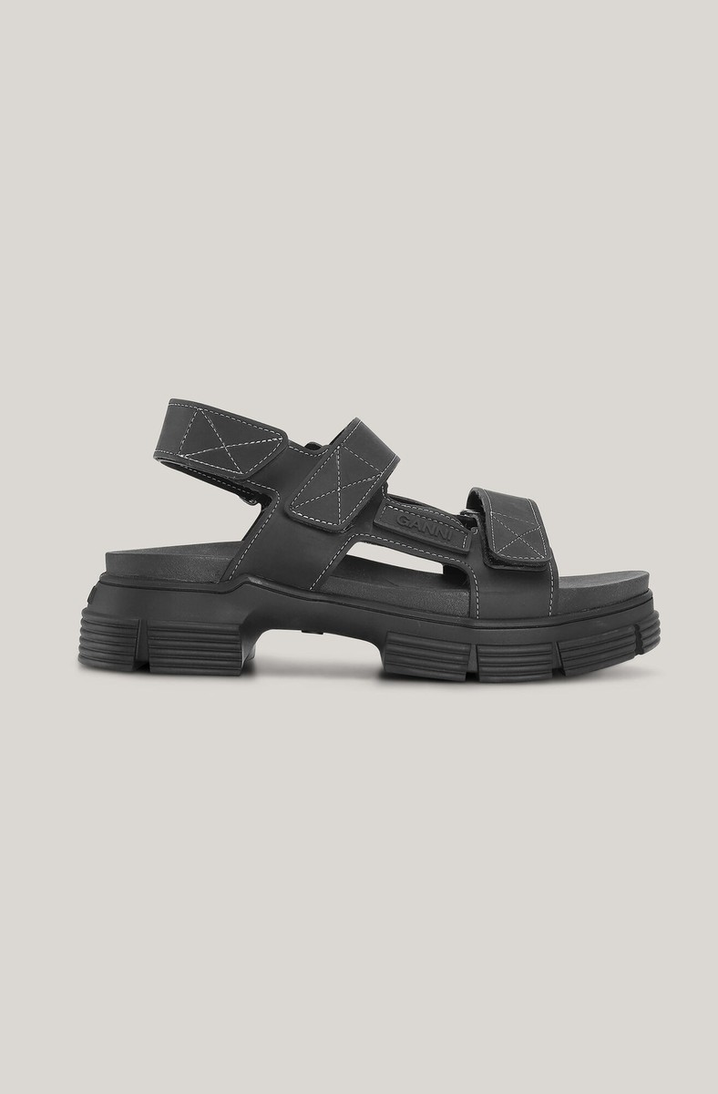 ☆関税込☆GANNI★RECYCLED RUBBER SANDAL★ Ganni Recycled Rubber Lug Sandal EU 38 / US 8 | eBay