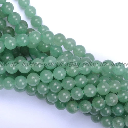 Wholesale Lot Natural Gemstone Round Spacer Loose Beads 4MM 6MM 8MM 10MM 12MM - Picture 7 of 104