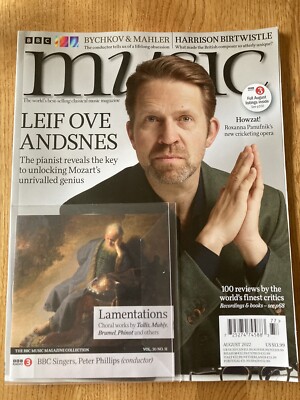 BBC CLASSICAL MUSIC MAGAZINE CD AUGUST 2022