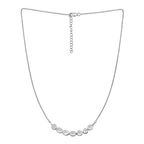Bracelet En Diamant Polki Taillé Naturel En Argent Sterling 925 Cadeau