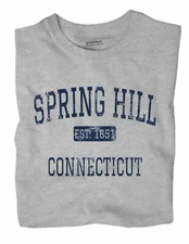 Spring Hill Connecticut CT T-Shirt Norwalk EST