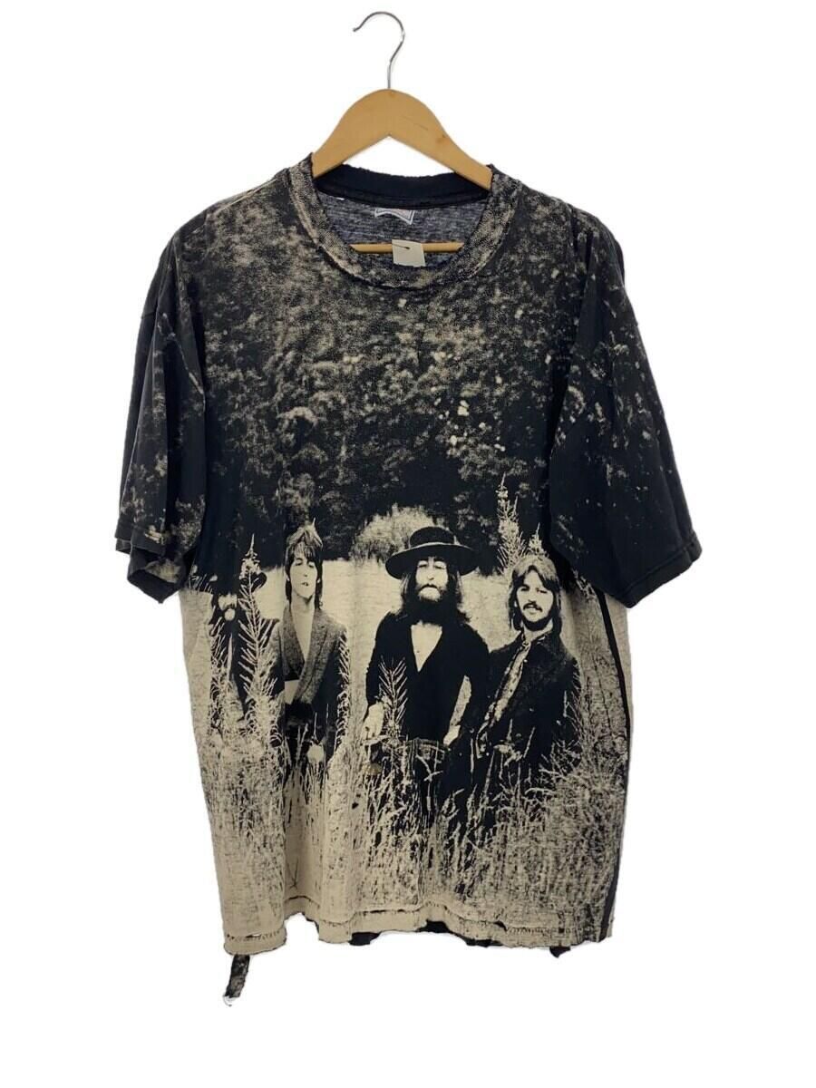 ALTRA T shirt altre marche The Beatles XL cotone nero stampa all over 1995 usata