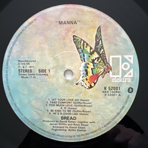 Bread – Manna (If etc.) Vinyl LP CLEANED/PLAY TESTED EX+/VG+ VIDEO CLIP - Picture 3 of 8