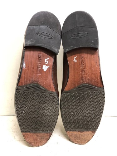 Florsheim Men Brown Leather Tassel Weaved Loafers Model 30153 size US 12 - Picture 12 of 12