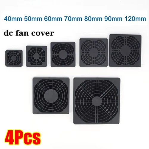 4Pcs Cleaning Case Fan Dust Filter Guard Grill Protector Fams Dustproof Cover