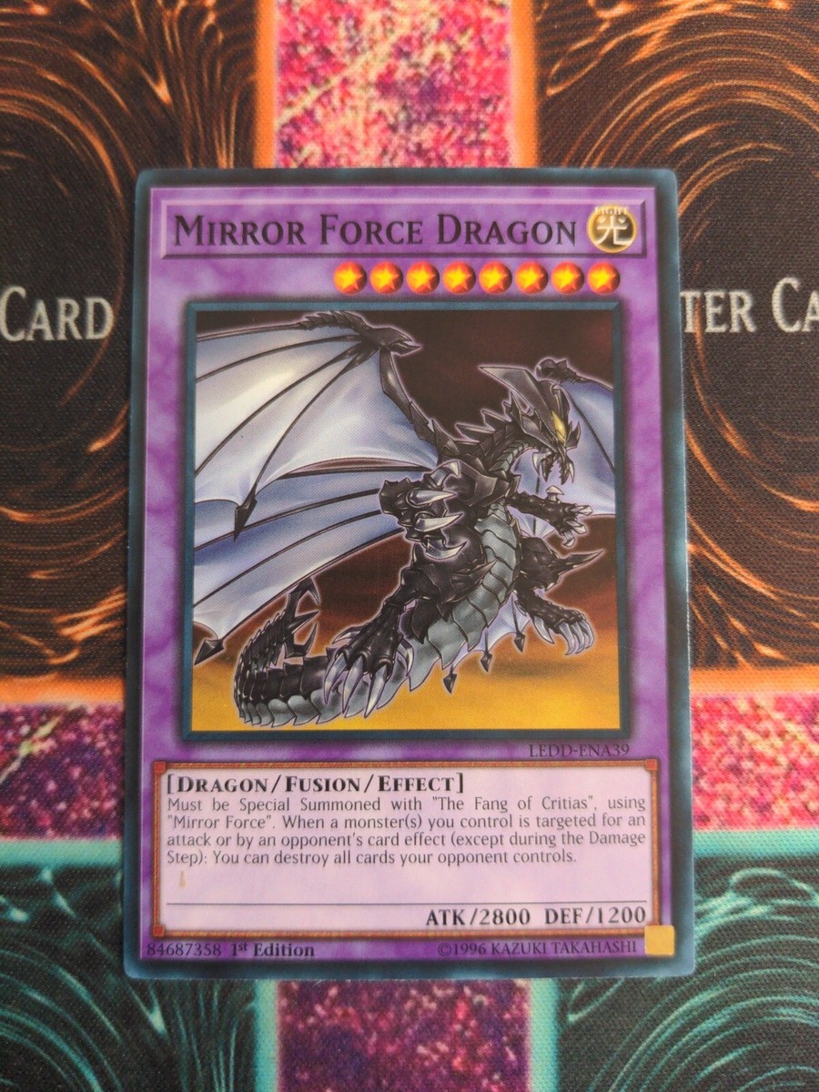 Yu-Gi-Oh! Mirror Force Dragon LEDD-ENA39 1st Edition Common NM | eBay Yu-Gi-Oh! Mirror Force Dragon LEDD-ENA39 1st Edition Common NM | eBay