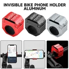 Aluminum Invisible Bike Phone Holder  MTB Road Bicycle Cell Phone Mount Stand