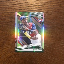 Jesus Made 2022 Panini Elite Extra Edition Status Green #d 107/499 Rookie