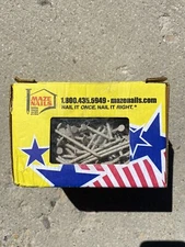 5 Lbs Maze Galvanized siding nails 2-1/2” 8D Exterior, Wicker Rocker Color