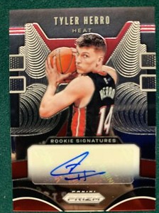 その他 Tyler Herro RC auto prizm Tyler Herro 2019 Prizm #259 Red White Blue Price Guide