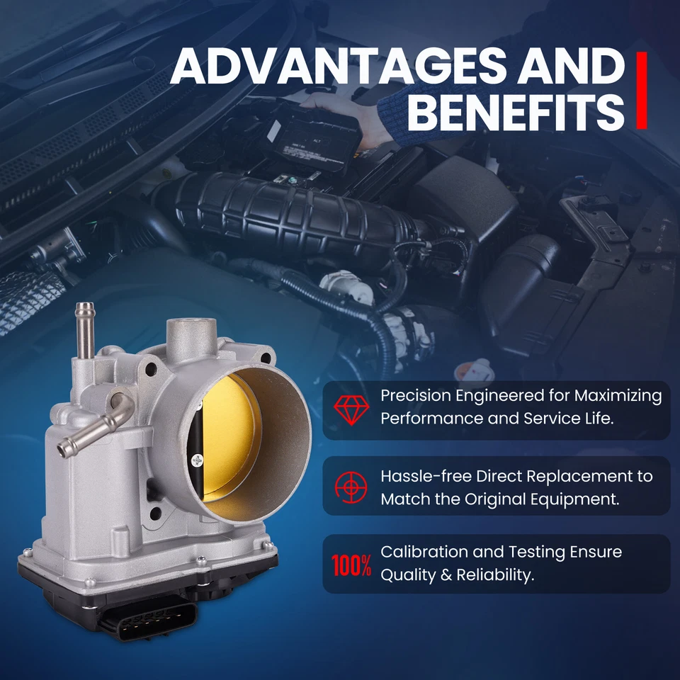 S20123 Throttle Body for Lexus ES330 RX400h Toyota Camry Sienna Solara 3.0L 3.3L - Image 4 of 4