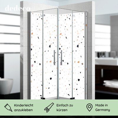 Aluminium Duschrückwand Fliesenersatz Bad Dusche Rückwand fugenlos Stein Bild